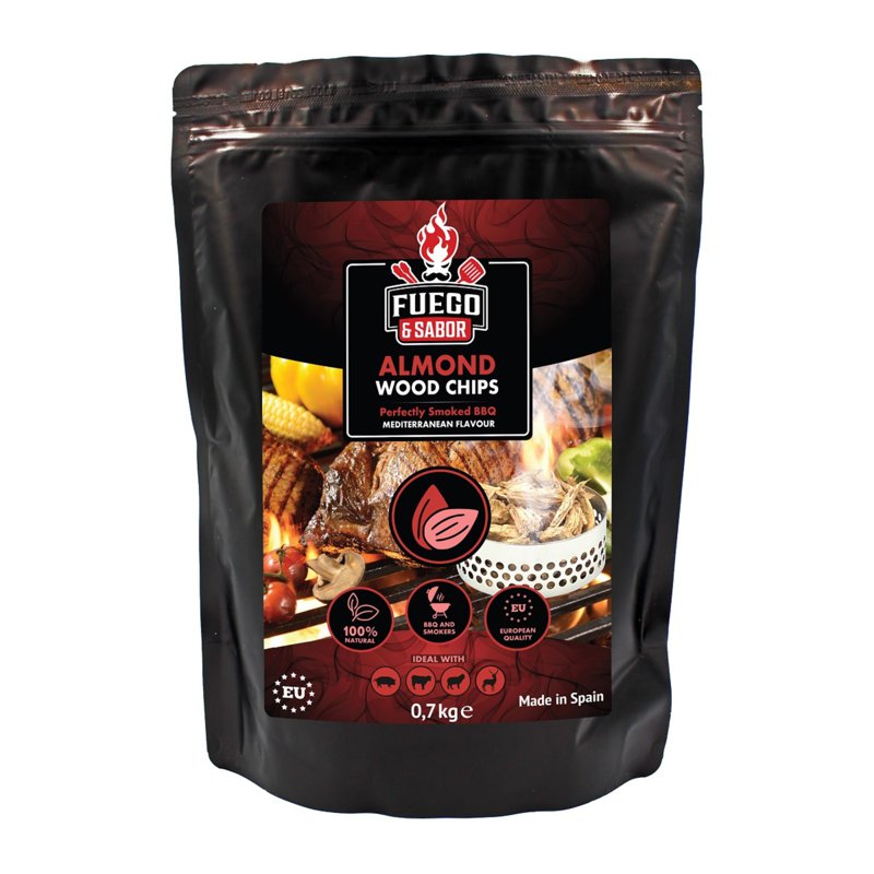 Fuego & Sabor Bbq Smoker Wood Chips N3 (Almond)