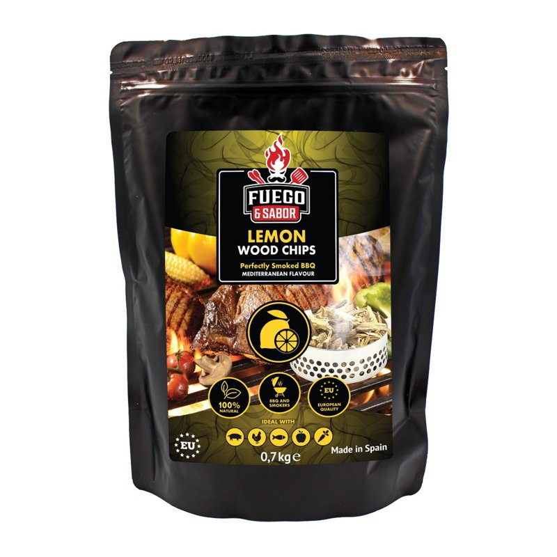 Fuego & Sabor Bbq Smoker Wood Chips N3 (Lemon)