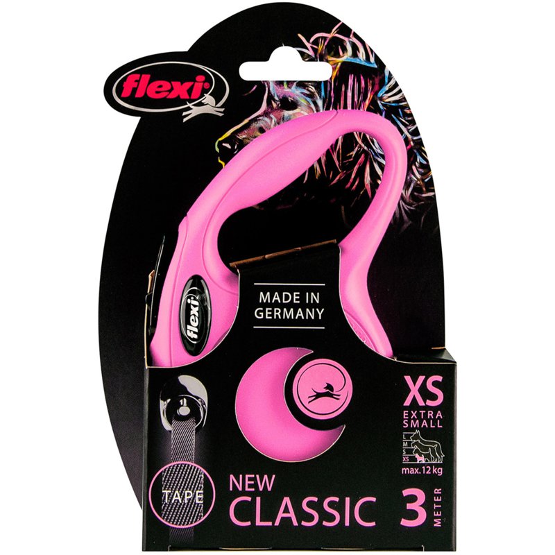 Flexi New Classic 3M Tape X-Small (Pink) 110 G