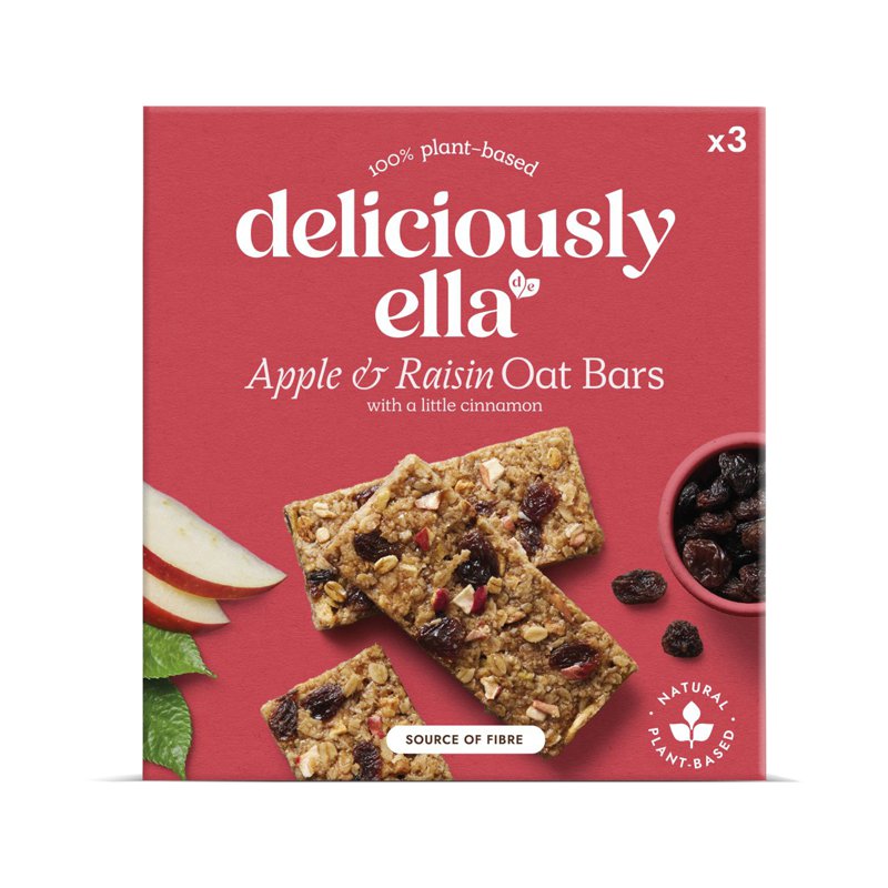 DELICIOUSLY ELLA - Apple and Raisin Oat Bars Multipack