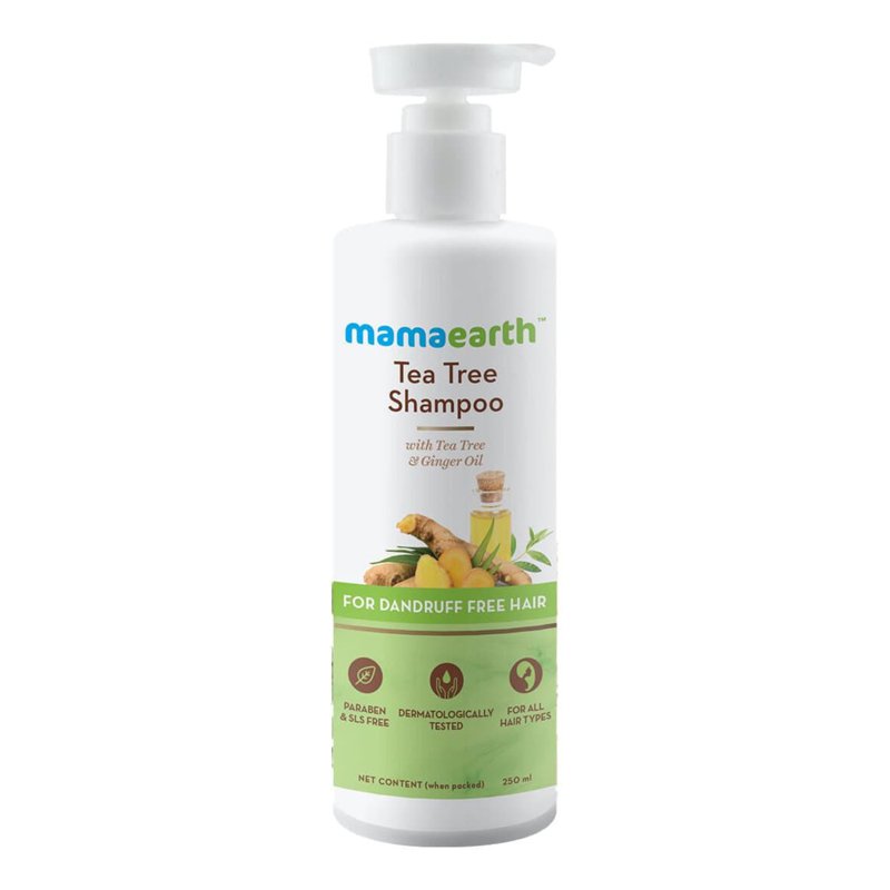 Mamaearth Tea Tree Shampoo for Dandruff Free Hair