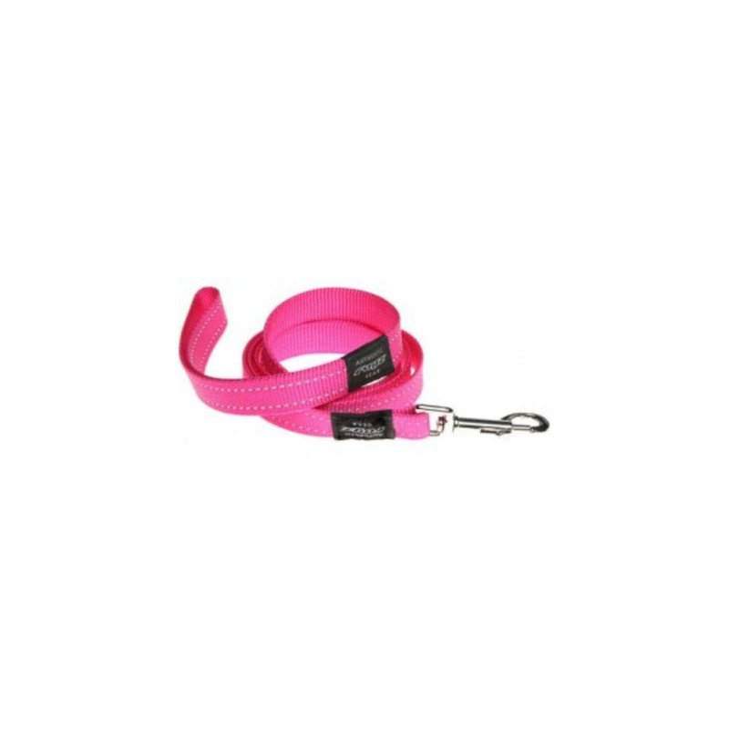 Rogz Utility Snake Fixed Lead - Pink (Medium) 1.4m