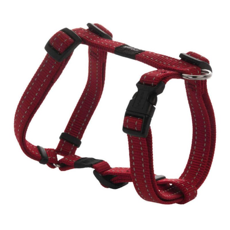 Rogz Utility Snake H-Harness - Red (Medium)