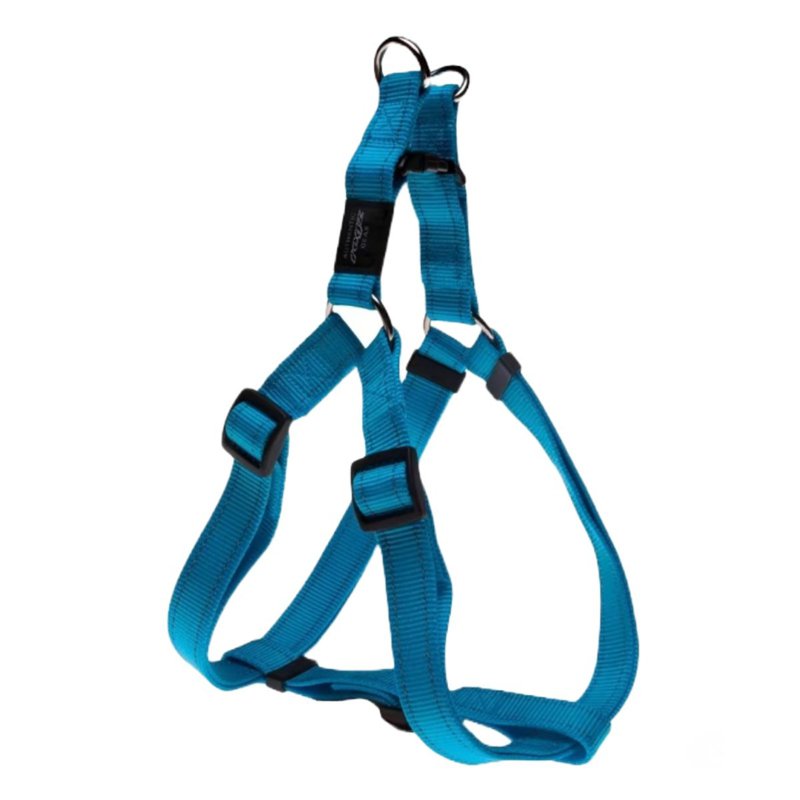 Rogz Utility Fanbelt Step In Harness-Turquiose (Large)