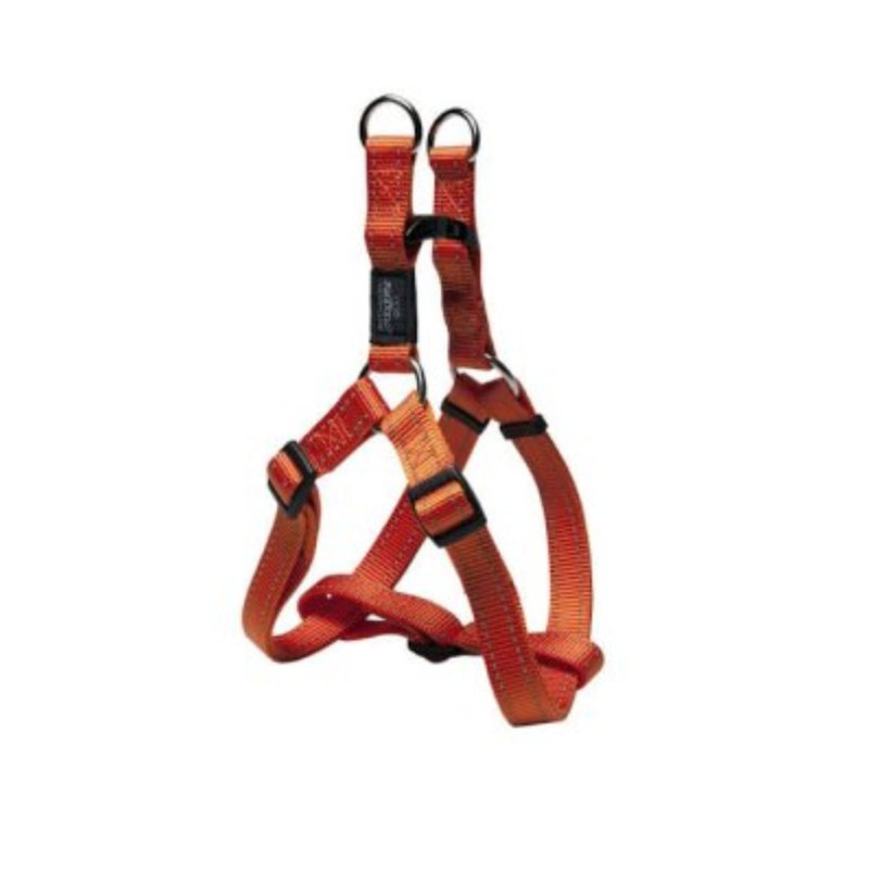 Rogz Utility Fanbelt Step In Harness - Orange (Large)