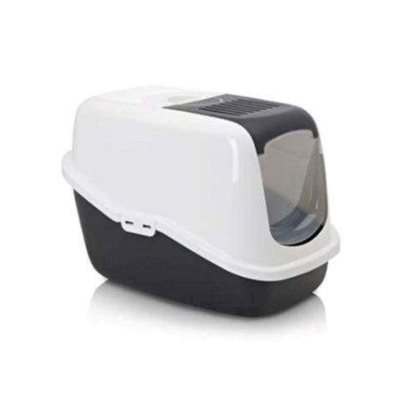 Savic Nestor Litter Pan (White Black)
