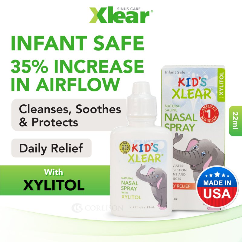 Xlear Kids Natural Saline Sinus Nasal Spray