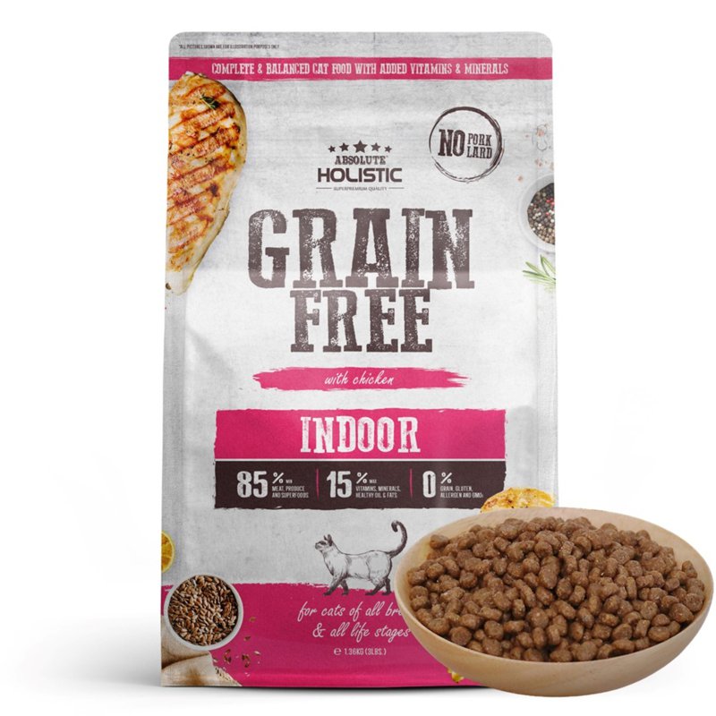 Absolute Holistic Grain Free Dry Cat Food - Indoor