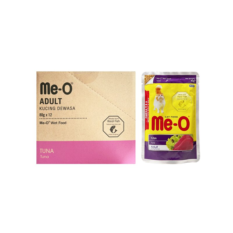 Me-O Pouch Adult Cat Food - Tuna in Jelly
