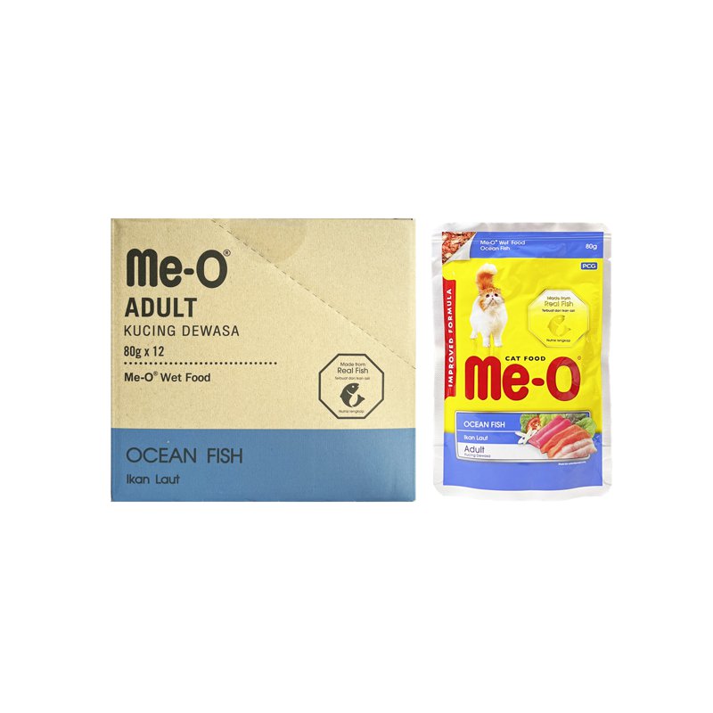 Me-O Pouch Adult Cat Food - Ocean Fish