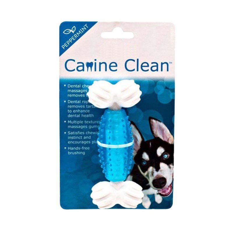 Canine Clean Nylon Bone With TPR Center(Blue) 220 G