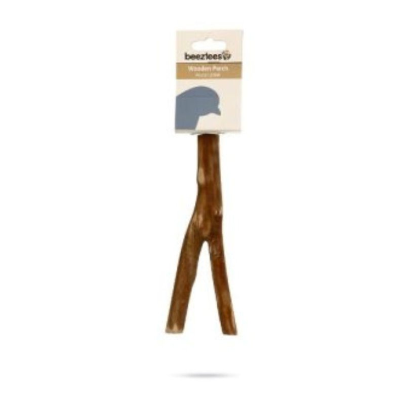 BEEZTEES Wooden Bird Branch (Small) (20Cm)