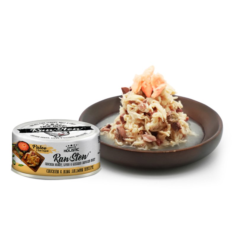 Absolute Holistic Raw Stew Wet Food For Cat&Dog-Chicken&Salmo