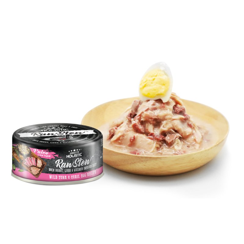Absolute Holistic Raw Stew Wet Food For Cat&Dog-Tuna&Quail Eg