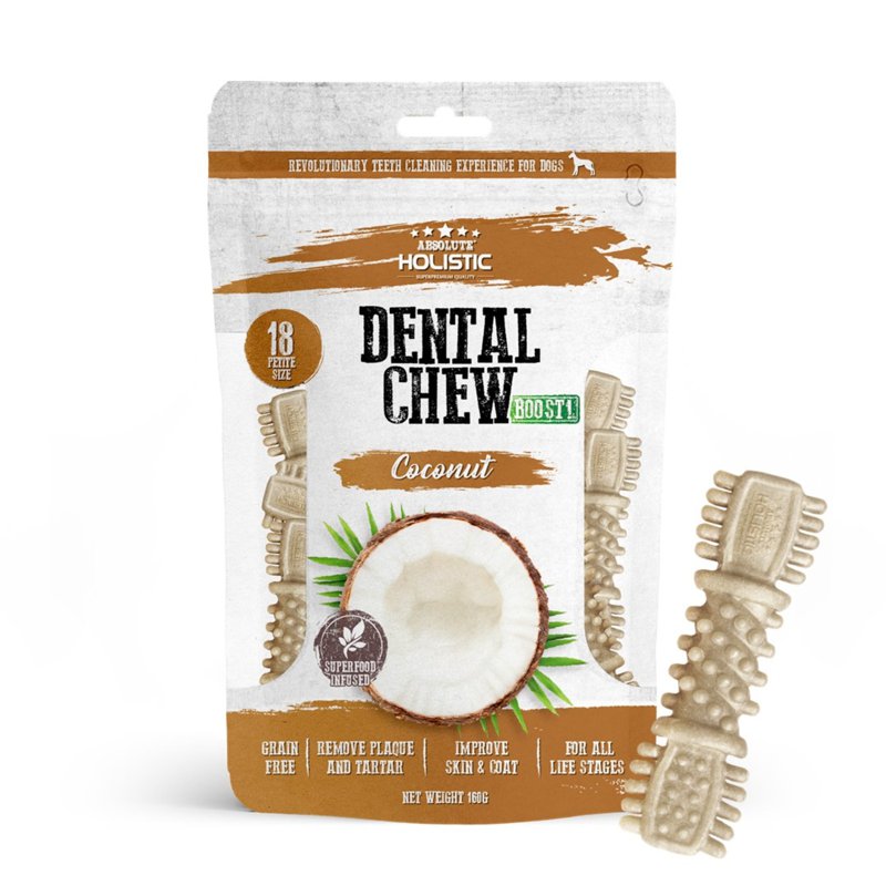 Absolute Holistic Coconut Boost Dental Chew for Dogs