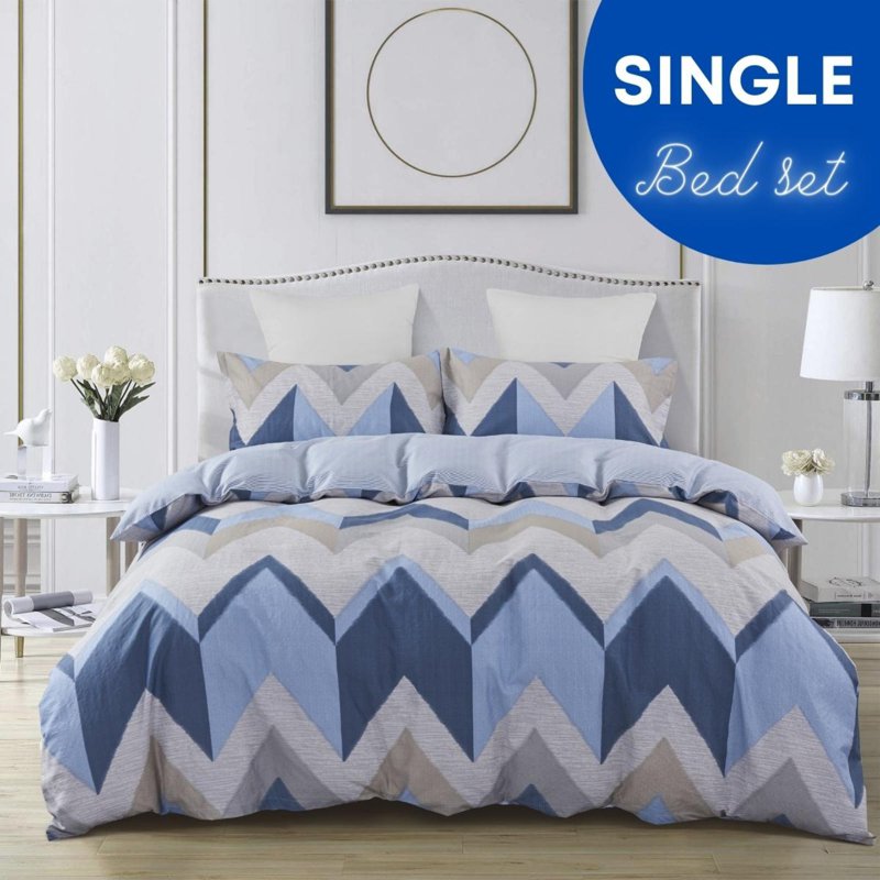 Rinco 100% Cotton 600TC Bed Set (Single) Linjer