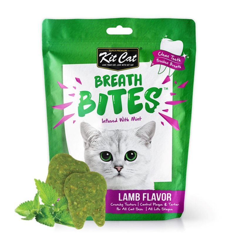 Kit Cat Breath Bites Cat Treats - Lamb