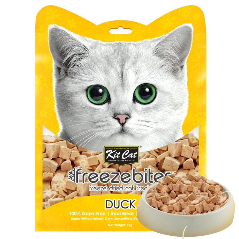 Kit Cat Freeze Bites Cat Treats Duck