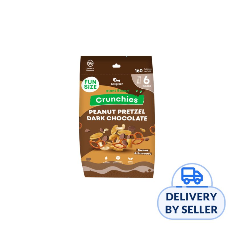 BOXGREEN Peanut Pretzel Dark Chocolate Fun Pack