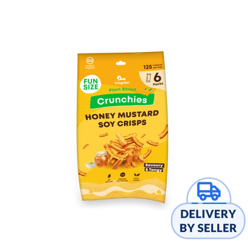 BOXGREEN Honey Mustard Soy Crisps Fun Pack