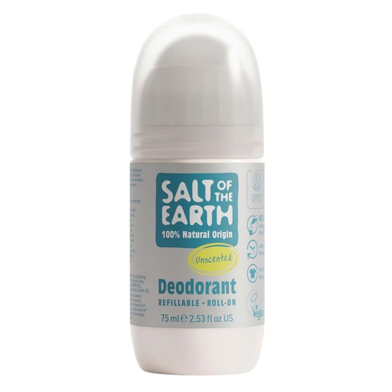 Salt Of The Earth Natural Roll-On Deodorant - Unscented