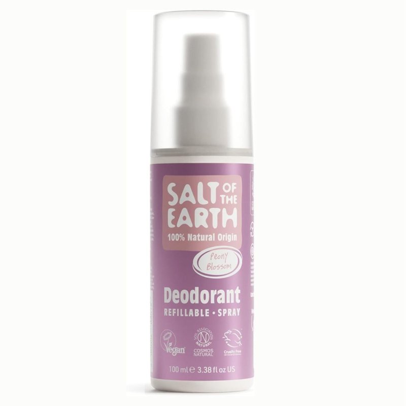 Salt Of The Earth Natural Deodorant Spray Peony Blossom