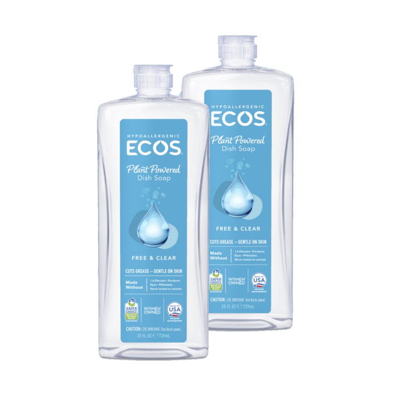 Ecos Dishmate Hypoallergenic Dish Soap - Free And Clear