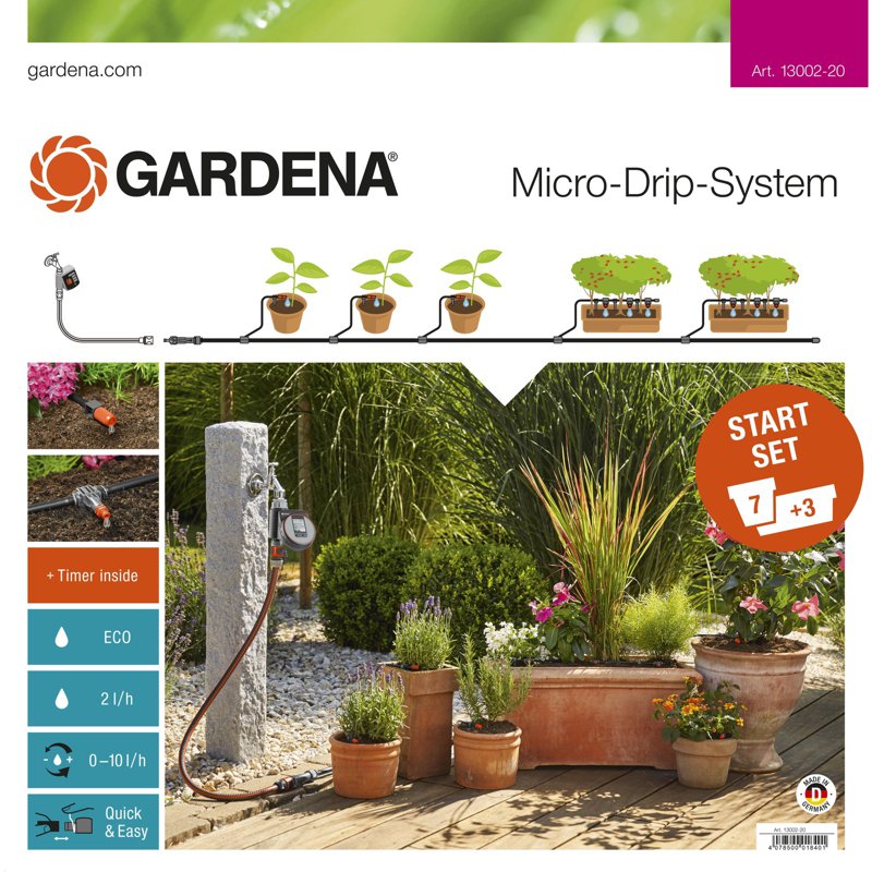 Gardena Start Set Flower Pots M Auto 1 S