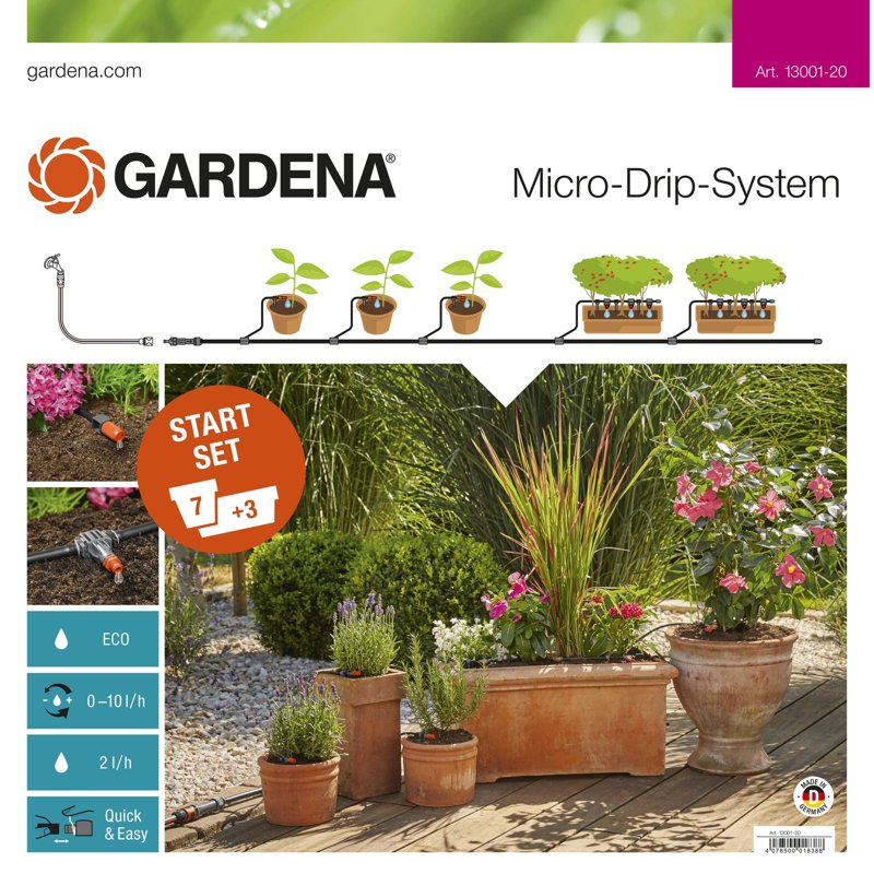 Gardena Start Set Flower Pots M 1 S
