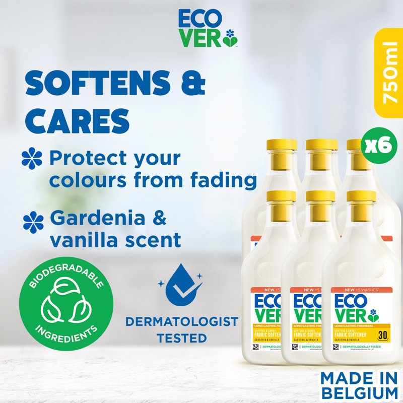 Ecover DC-Fabric Softener - Gardenia & Vanilla