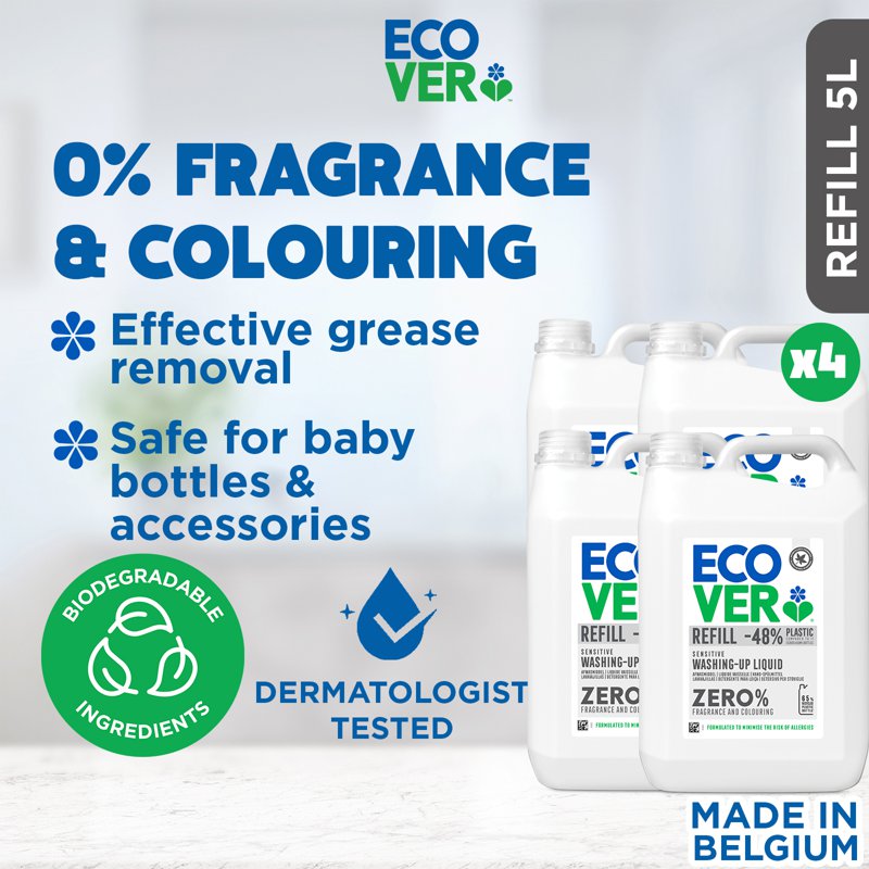 Ecover Zero Washing up Dishwashing Liquid