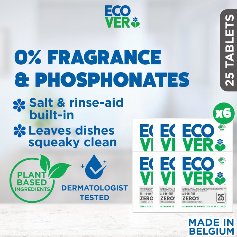 Ecover Zero Dish Washer Tablets 6 x 25 S