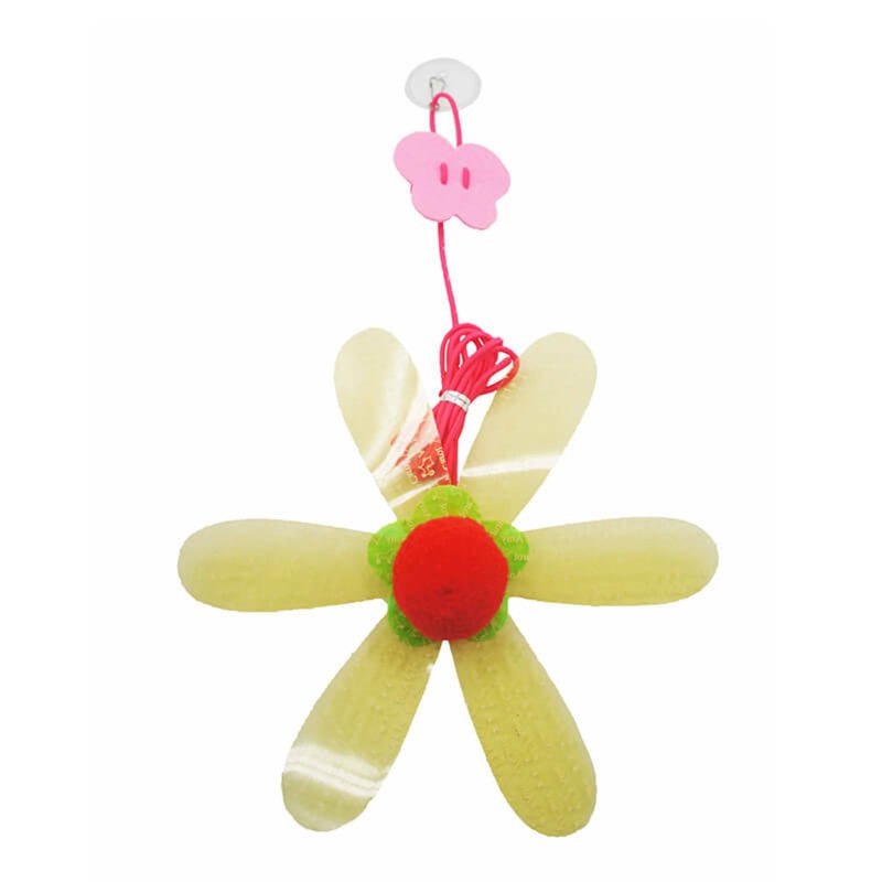 Amy N Carol Cat Teaser Sticky Hook Self Entertain Sunflower
