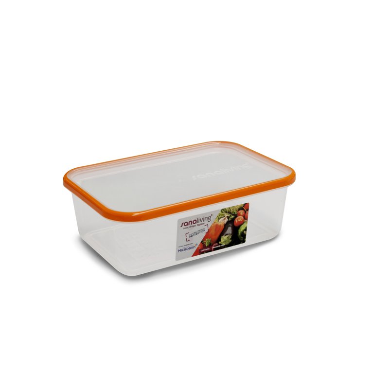 OMADA Sanaliving Flat antibacterial container - orange