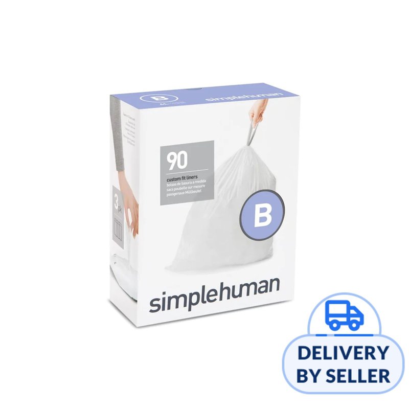 Simplehuman Code B Custom Fit Bin Liners (90 Liners)