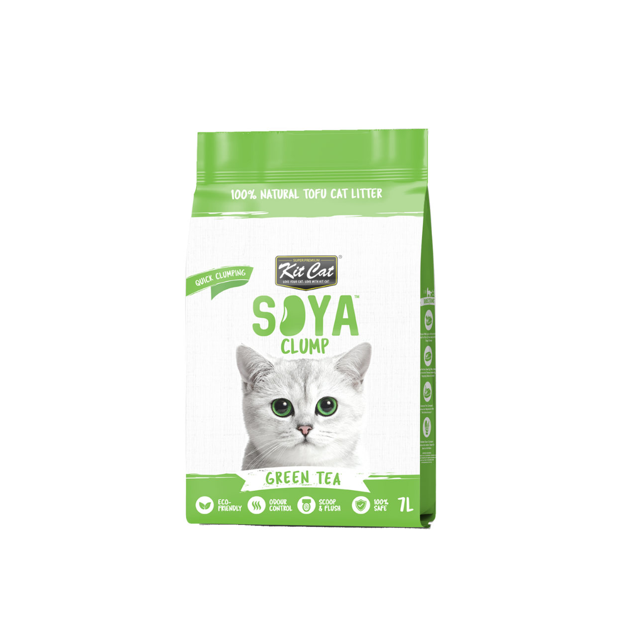 Kit Cat SoyaClump Soybean Cat Litter - Green Tea