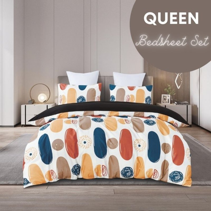 Microfine 500TC Microfiber Bedsheet Set (Queen) Caius
