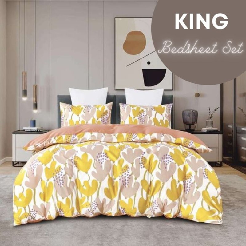 Microfine 500TC Microfiber Bedsheet Set (King) Thamel