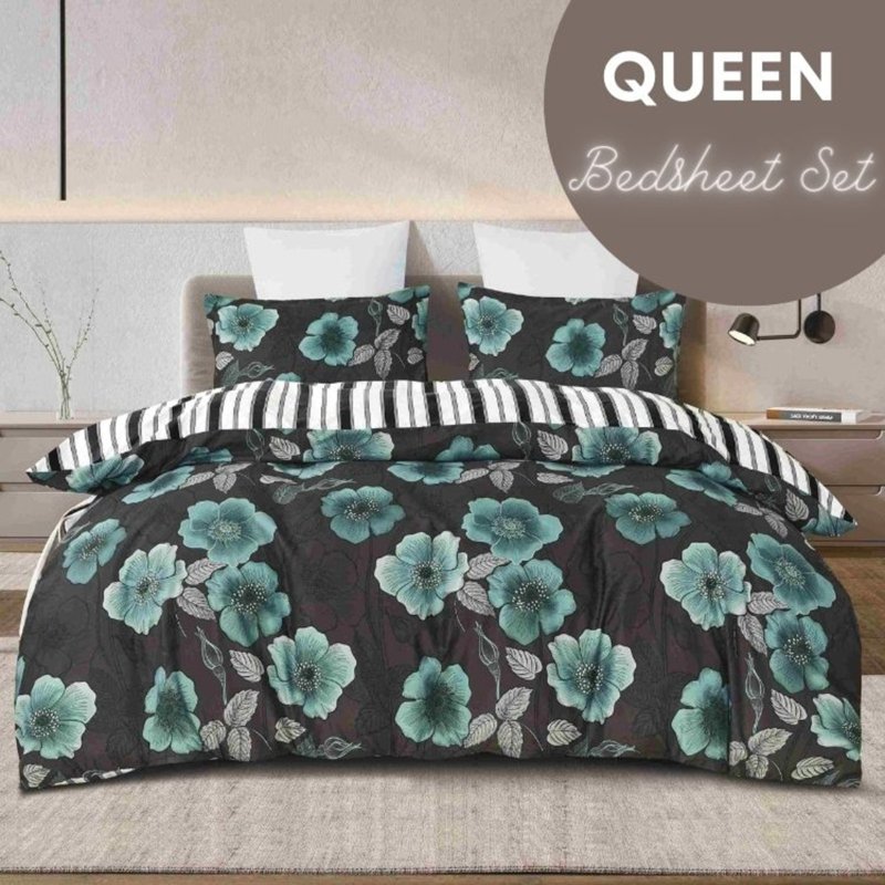 Microfine 500TC Microfiber Bedsheet Set (Queen) Ophelia