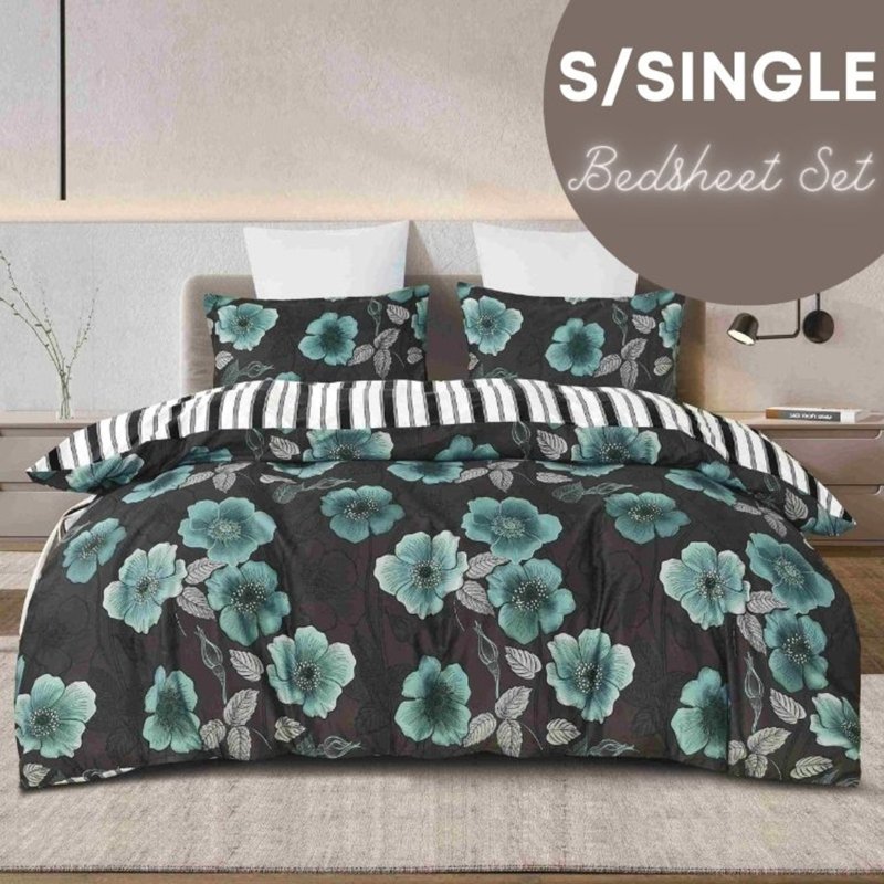 Microfine 500TC Microfiber Bedsheet Set (S Single) Ophelia