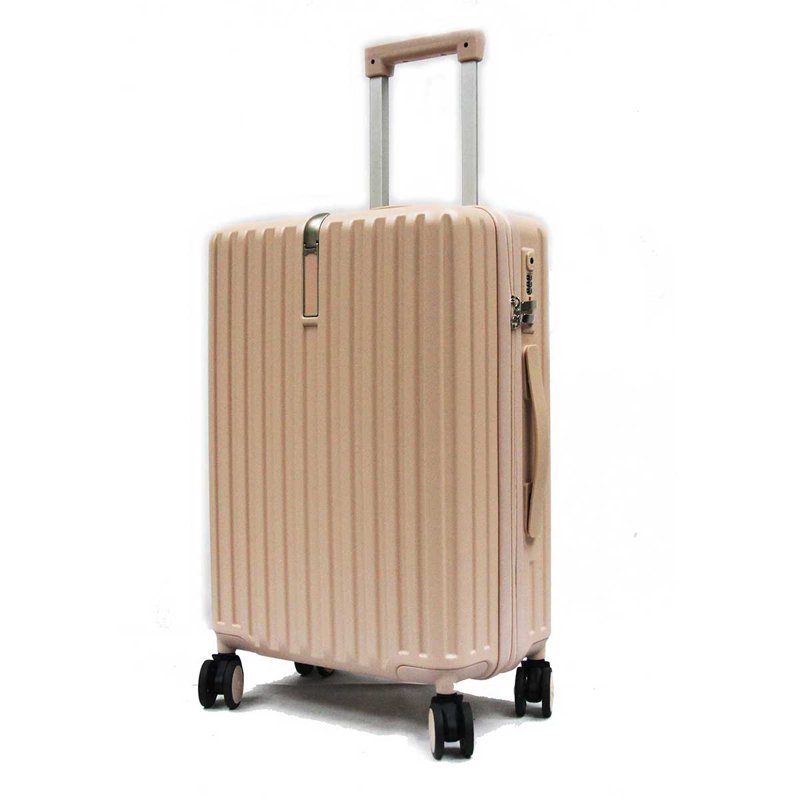 24" Cotton Candy PC Luggage with 8 Spinner Wheels - Pink 1 S