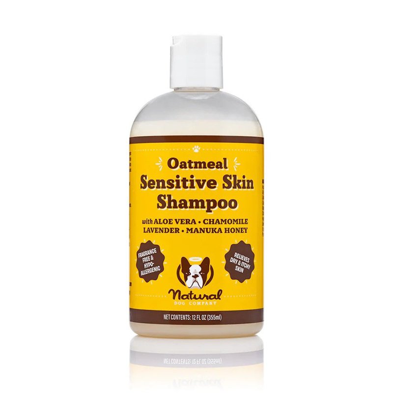 Natural Dog Company Sensitive Skin Oatmeal Shampoo 12 OZ