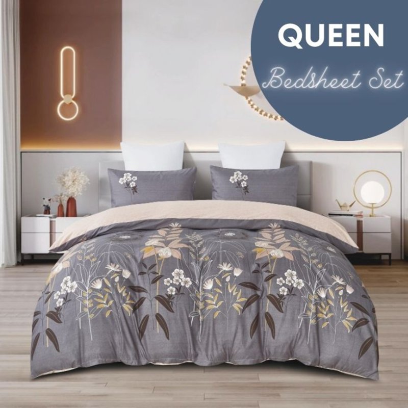 Microfine 500TC Microfiber Bedsheet Set (Queen) Zenith