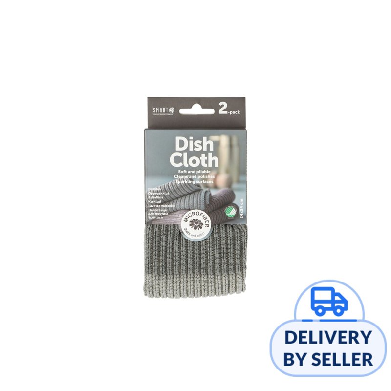 Smart Microfiber System Dishcloth Pack Grey Grey