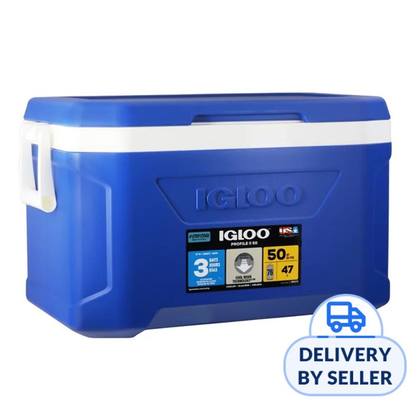 Igloo Ice Box Profile II 50 Quarts (45 Ltr) Blue 1 S