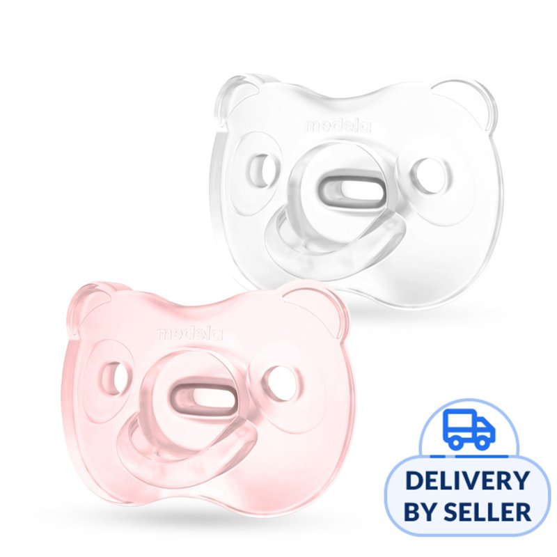 MEDELA Baby Soft Silicone Pacifier - Girl Duo (0-6m) 2 S