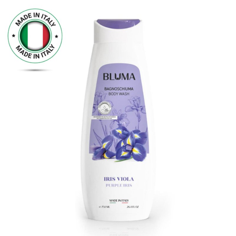 Bluma Italy Purple Iris Body Wash Moisturizing - Derma Tested
