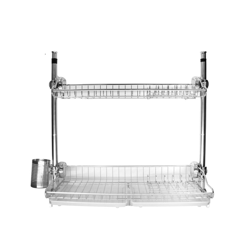 K-ART 2 Tier Stainless Steel Dish Rack 1 S