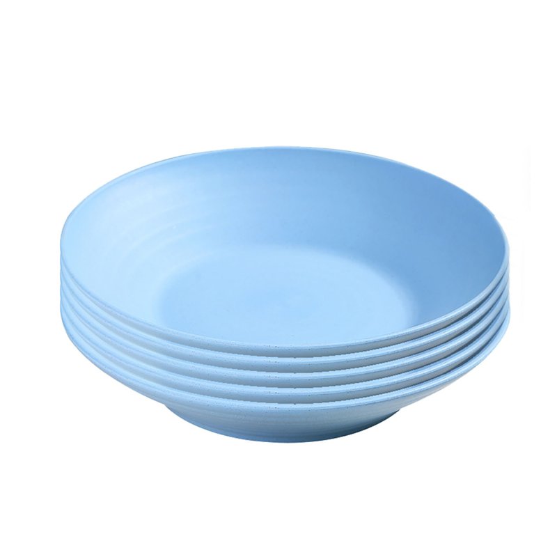 BEST Choice Blue Wheat Straw 9" Plate Set