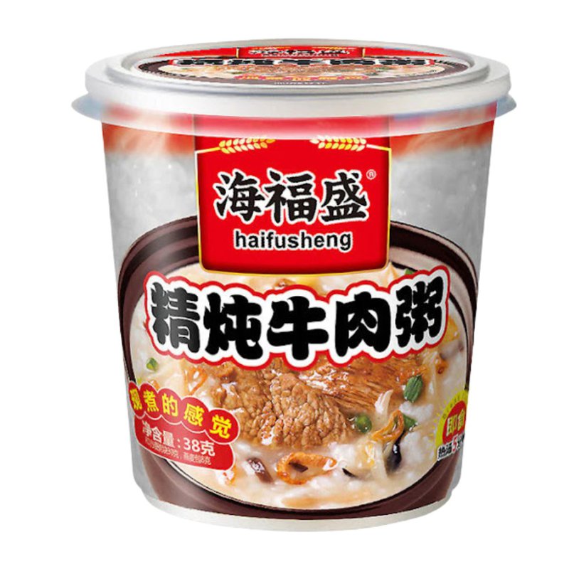 Haifusheng Instant Porridge - Stewed Beef